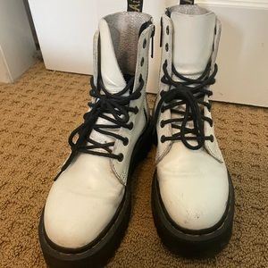 White Platform Dr. Martens